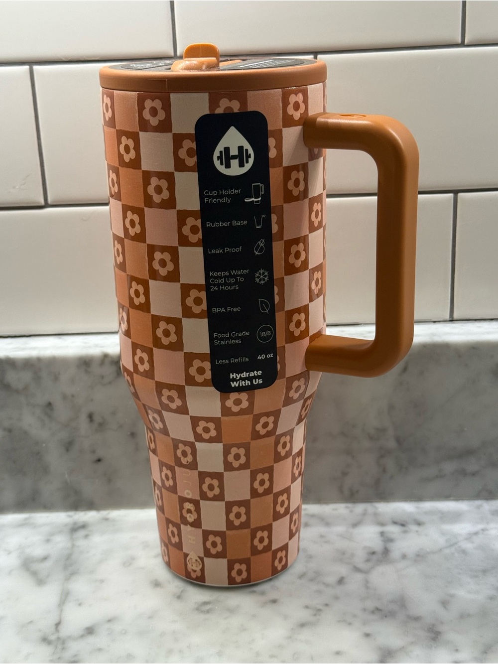 HydroJug × Anthropologie Traveler Peachy Petals - 40oz